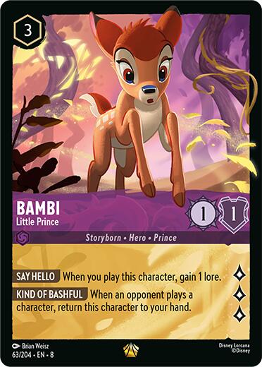 Bambi - Little Prince (63/204) [Reign of Jafar] | Black Swamp Games