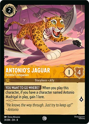 Antonio's Jaguar - Faithful Companion (31/204) [Reign of Jafar] | Black Swamp Games