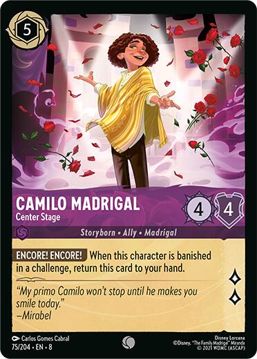Camilo Madrigal - Center Stage (75/204) [Reign of Jafar] | Black Swamp Games