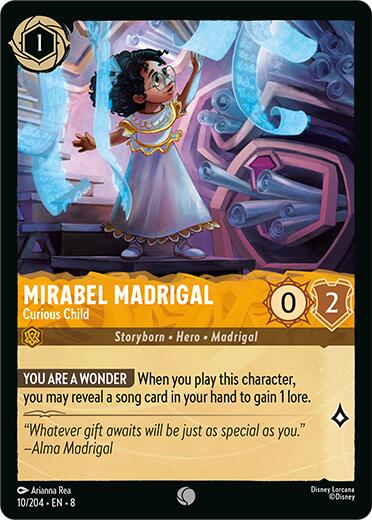 Mirabel Madrigal - Curious Child (10/204) [Reign of Jafar] | Black Swamp Games