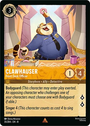 Clawhauser - Front Desk Officer (35/204) [Reign of Jafar] | Black Swamp Games
