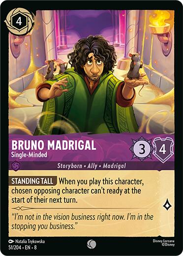 Bruno Madrigal - Single-Minded (51/204) [Reign of Jafar] | Black Swamp Games