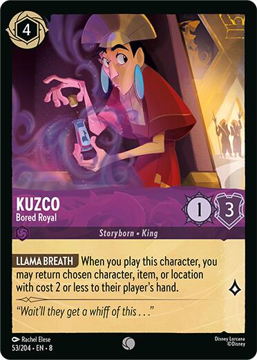 Kuzco - Bored Royal (53/204) [Reign of Jafar] | Black Swamp Games