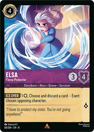 Elsa - Fierce Protector (60/204) [Reign of Jafar] | Black Swamp Games