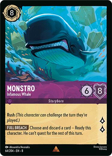 Monstro - Infamous Whale (64/204) [Reign of Jafar] | Black Swamp Games