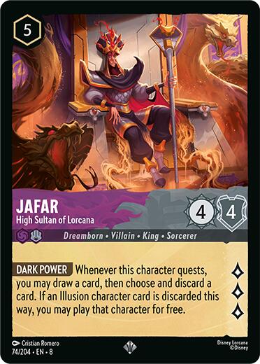 Jafar - High Sultan of Lorcana (74/204) [Reign of Jafar] | Black Swamp Games