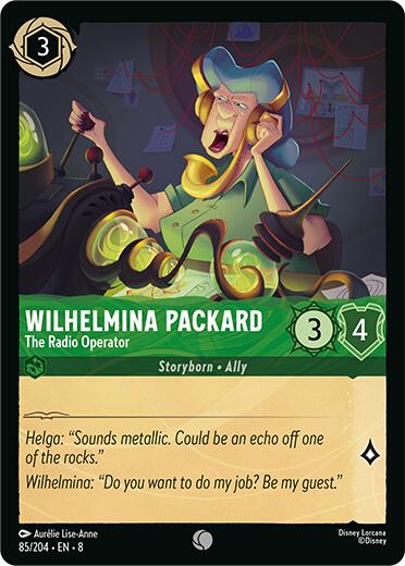 Wilhelmina Packard - The Radio Operator (85/204) [Reign of Jafar] | Black Swamp Games