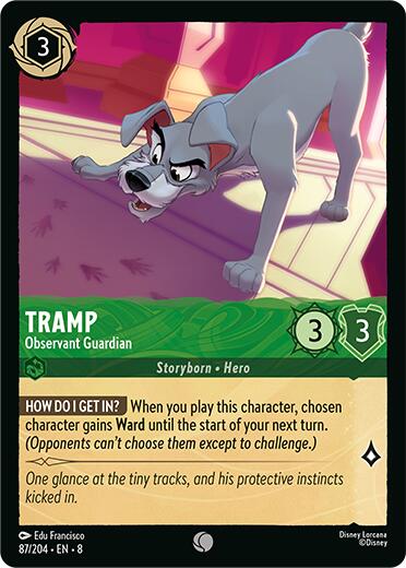 Tramp -Observant Guardian (87/204) [Reign of Jafar] | Black Swamp Games