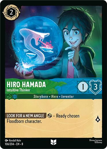 Hiro Hamada - Intuitive Thinker (106/204) [Reign of Jafar] | Black Swamp Games