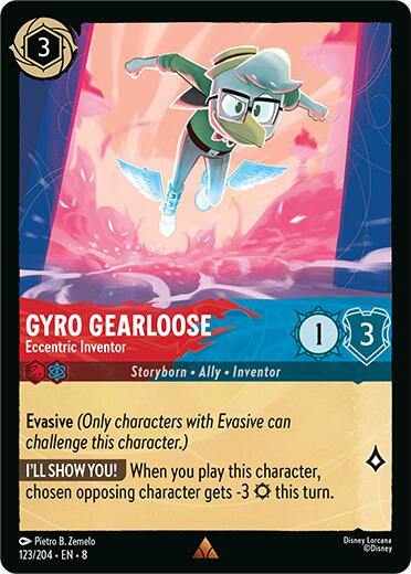 Gyro Gearloose - Eccentric Inventor (123/204) [Reign of Jafar] | Black Swamp Games