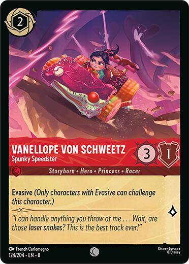 Vanellope Von Schweetz - Spunky Speedster (124/204) [Reign of Jafar] | Black Swamp Games