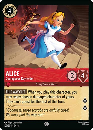 Alice - Courageous Keyholder (127/204) [Reign of Jafar] | Black Swamp Games