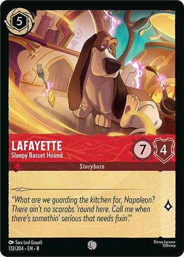 Lafayette - Sleepy Basset Hound (132/204) [Reign of Jafar] | Black Swamp Games