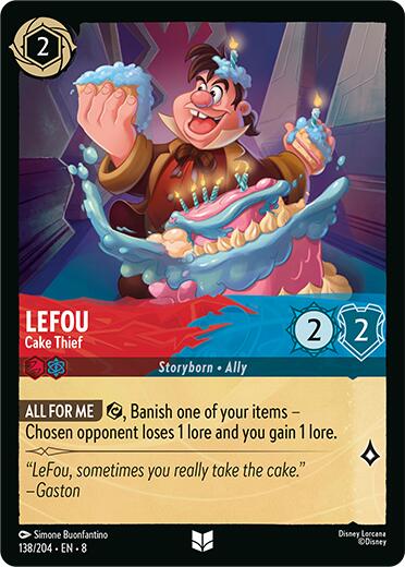 LeFou - Cake Thief (138/204) [Reign of Jafar] | Black Swamp Games