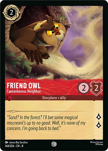 Friend Owl - Cantankerous Neighbor (144/204) [Reign of Jafar] | Black Swamp Games
