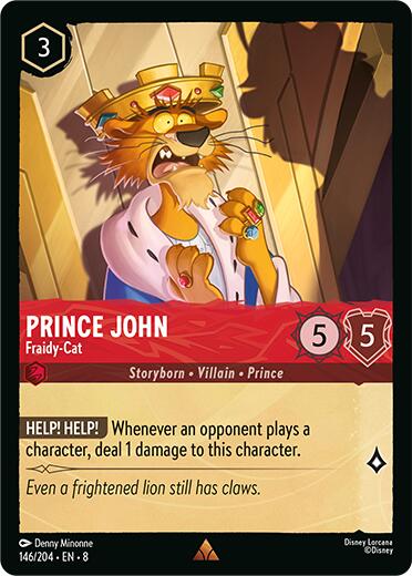 Prince John - Fraidy-Cat (146/204) [Reign of Jafar] | Black Swamp Games
