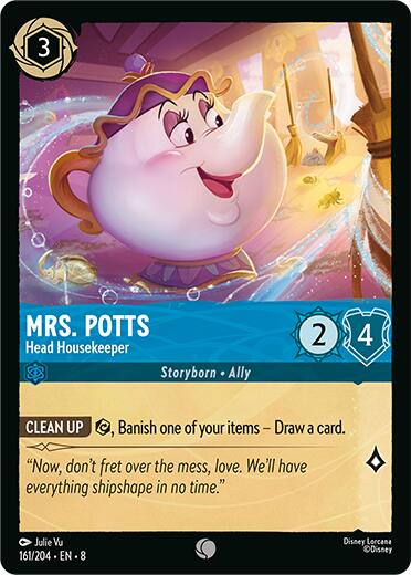 Mrs.Potts - Head Housekeeper (161/204) [Reign of Jafar] | Black Swamp Games