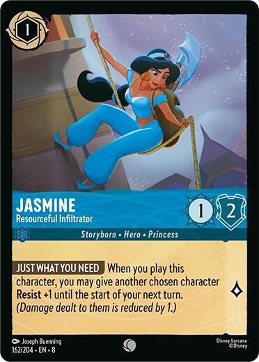 Jasmine - Resourceful Infiltrator (162/204) [Reign of Jafar] | Black Swamp Games