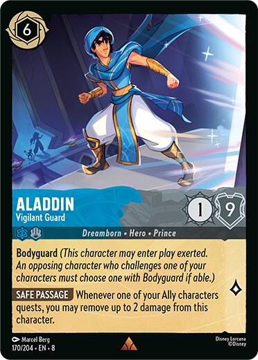 Aladdin - Vigilant Guard (170/204) [Reign of Jafar] | Black Swamp Games
