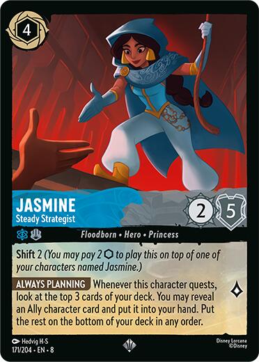 Jasmine - Steady Strategist (171/204) [Reign of Jafar] | Black Swamp Games