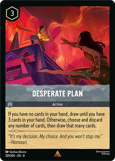 Desperate Plan (201/204) [Reign of Jafar] | Black Swamp Games