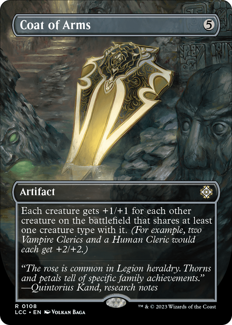 Coat of Arms (Borderless) [The Lost Caverns of Ixalan Commander] | Black Swamp Games