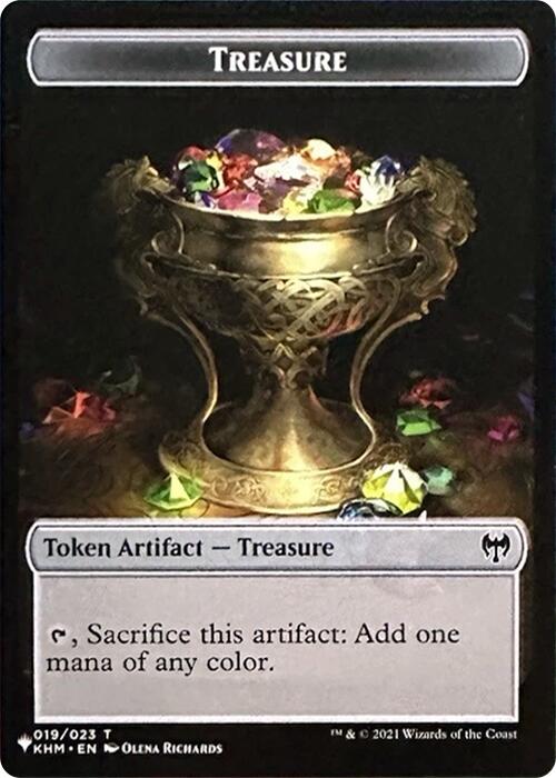 Treasure // Egg Double-Sided Token [Secret Lair Drop Series] | Black Swamp Games