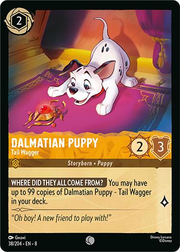 Dalmatian Puppy - Tail Wagger (38/204) [Reign of Jafar] | Black Swamp Games