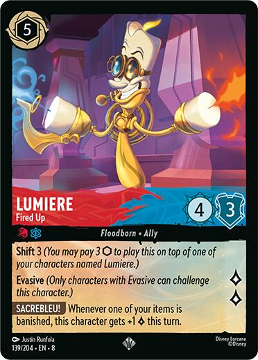 Lumiere - Fired Up (139/204) [Reign of Jafar] | Black Swamp Games