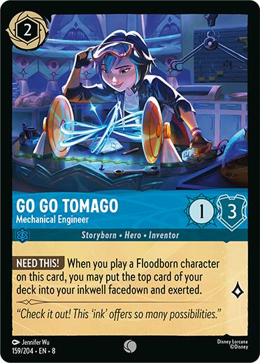 Go Go Tomago - Mechanical Engineer (159/204) [Reign of Jafar] | Black Swamp Games