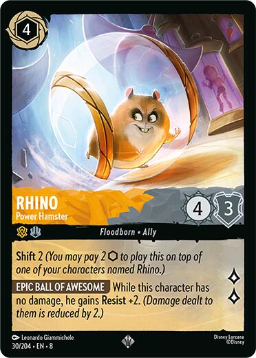 Rhino - Power Hamster (30/204) [Reign of Jafar] | Black Swamp Games