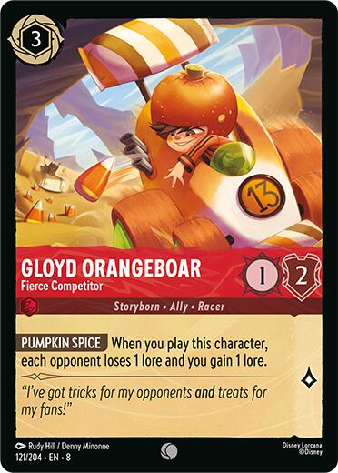 Gloyd Orangeboar - Fierce Competitor (121/204) [Reign of Jafar] | Black Swamp Games