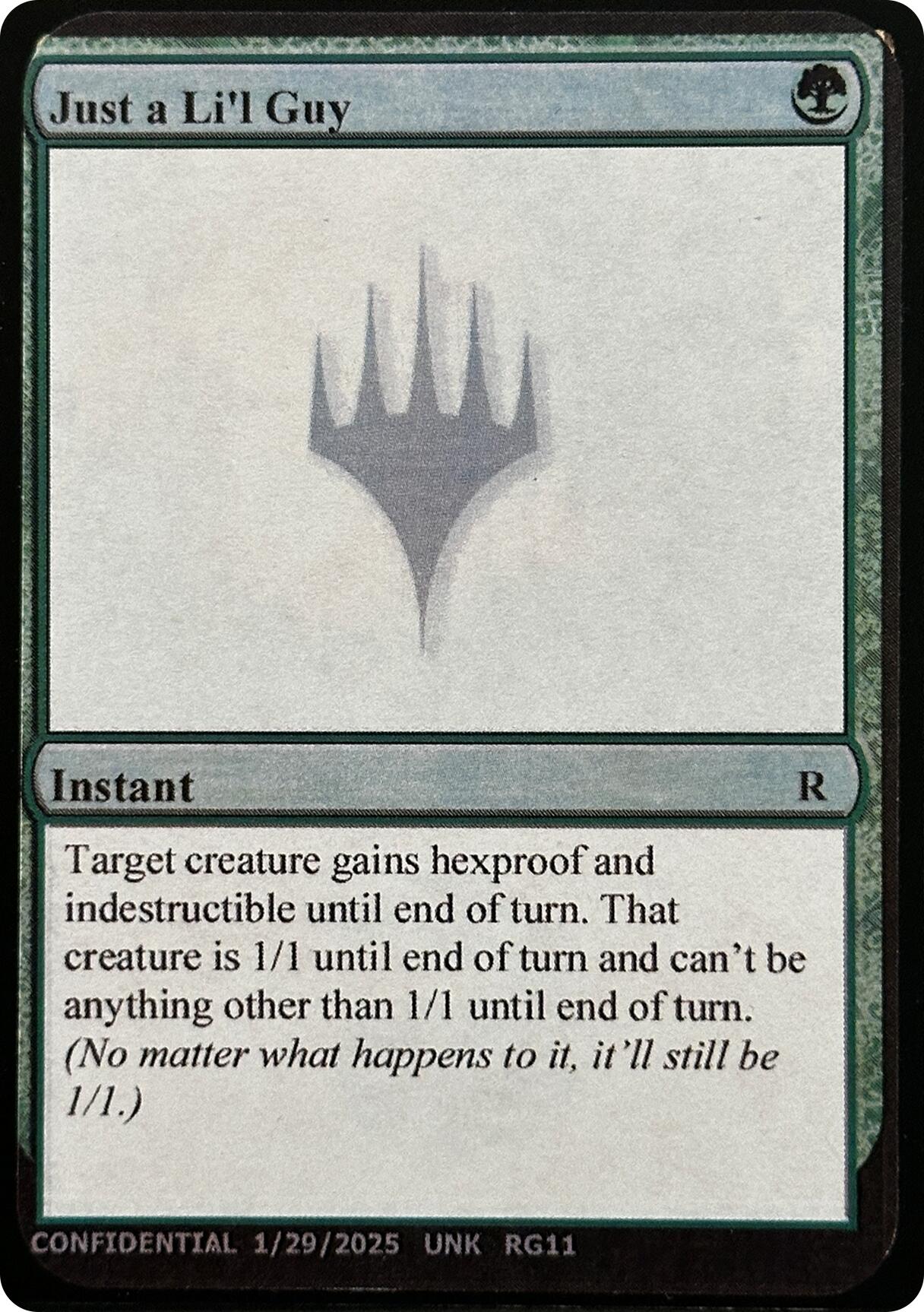 Just a Li'l Guy [Unknown Event] | Black Swamp Games