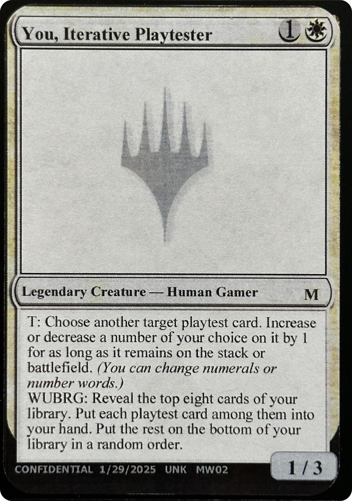 You, Iterative Playtester [Unknown Event] | Black Swamp Games