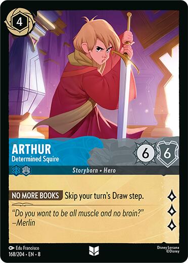 Arthur - Determined Squire (168/204) [Reign of Jafar] | Black Swamp Games
