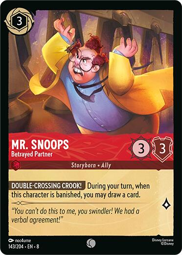 Mr. Snoops - Betrayed Partner (143/204) [Reign of Jafar] | Black Swamp Games