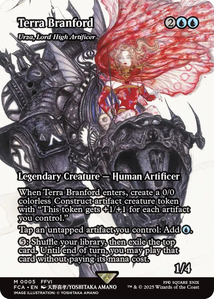 Terra Branford - Urza, Lord High Artificer (Showcase) [FINAL FANTASY : Through the Ages] | Black Swamp Games