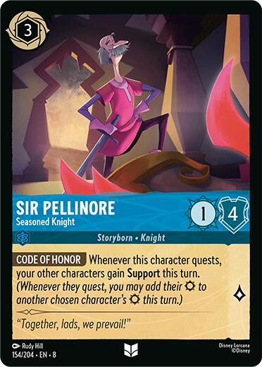 Sir Pellinore - Seasoned Knight (154/204) [Reign of Jafar] | Black Swamp Games