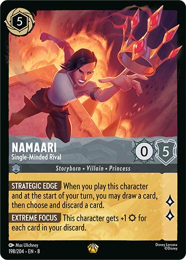 Namaari - Single-Minded Rival (198/204) [Reign of Jafar] | Black Swamp Games