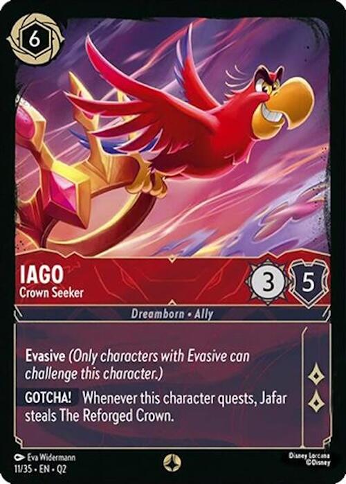 Iago - Crown Seeker (11/35) [Illumineer's Quest: Deep Trouble] | Black Swamp Games