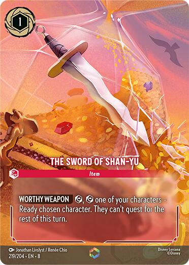 The Sword of Shan Yu (Enchanted) (219/204) [Reign of Jafar] | Black Swamp Games
