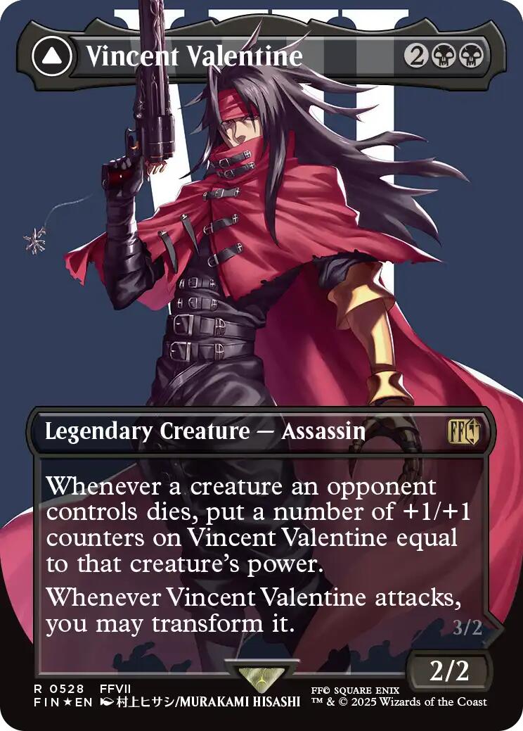 Vincent Valentine // Galian Beast (Borderless) (Surge Foil) [FINAL FANTASY] | Black Swamp Games
