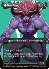 Vincent Valentine // Galian Beast (Borderless) (Surge Foil) [FINAL FANTASY] | Black Swamp Games