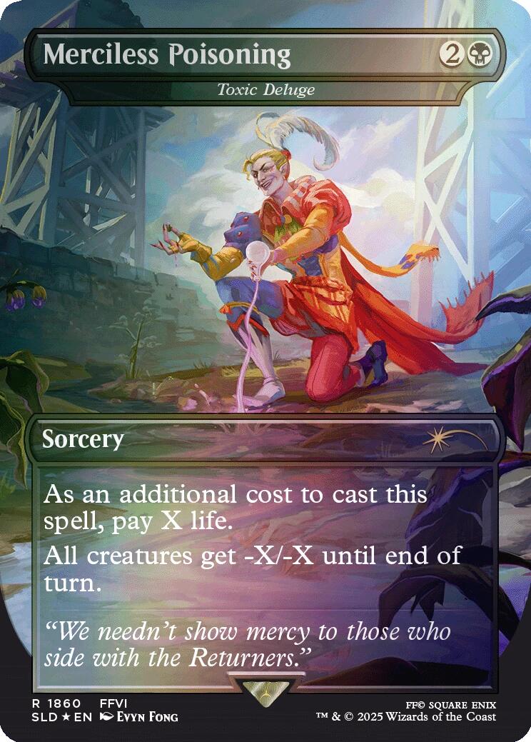 Merciless Poisoning - Toxic Deluge (Rainbow Foil) [Secret Lair Drop Series] | Black Swamp Games