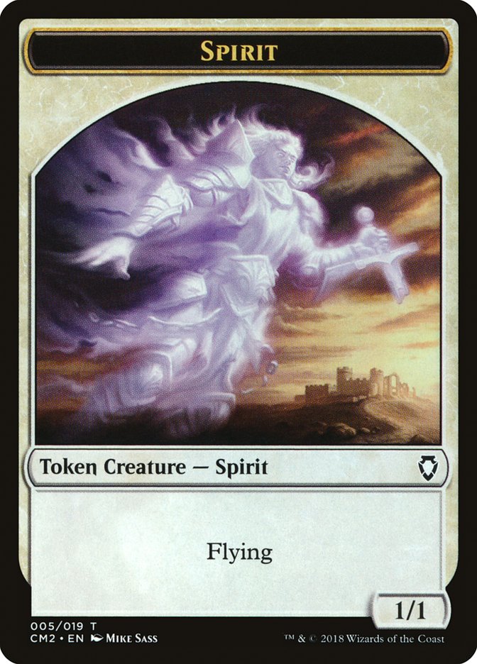 Spirit Token [Commander Anthology Volume II Tokens] | Black Swamp Games