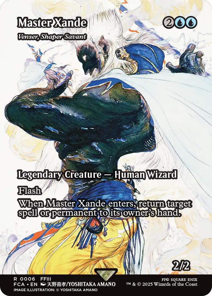 Master Xande - Venser, Shaper Savant (Showcase) [FINAL FANTASY : Through the Ages] | Black Swamp Games
