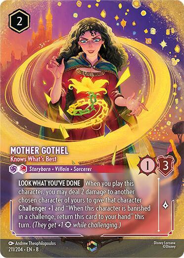 Mother Gothel - Knows What's Best (Enchanted) (211/204) [Reign of Jafar] | Black Swamp Games