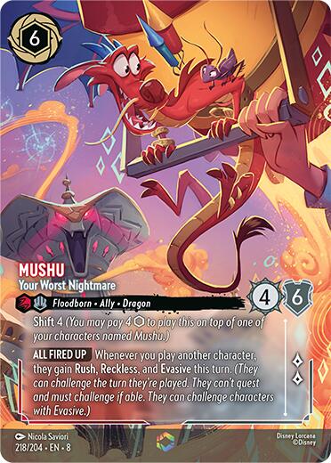 Mushu - Your Worst Nightmare (Enchanted) (218/204) [Reign of Jafar] | Black Swamp Games
