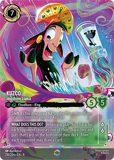 Kuzco - Impulsive Llama (Enchanted) (210/204) [Reign of Jafar] | Black Swamp Games