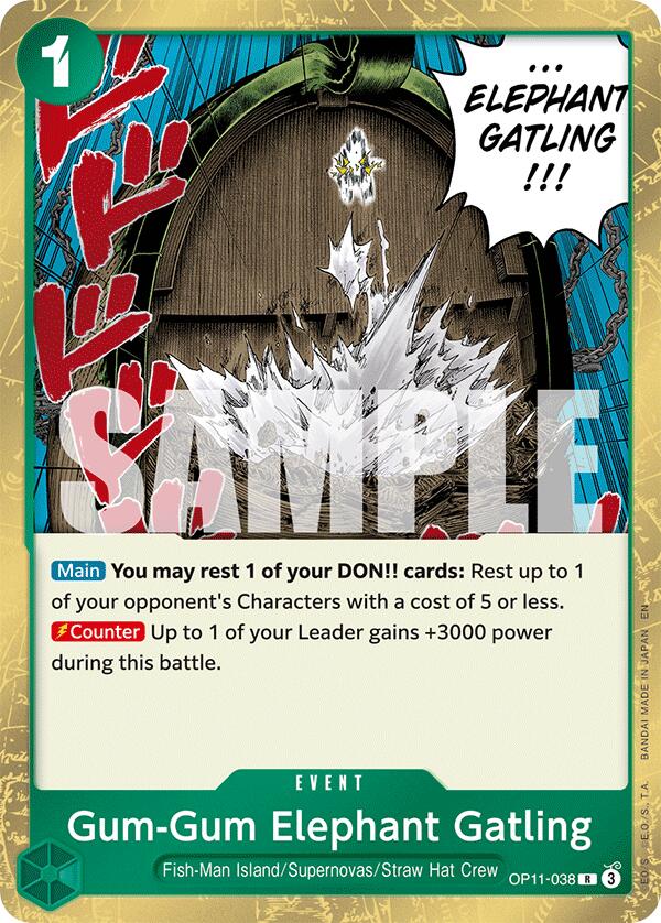 Gum-Gum Elephant Gatling [A Fist of Divine Speed] | Black Swamp Games